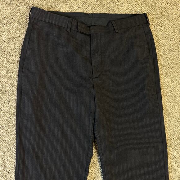 Perry Ellis Portfolio Pinstripe Workwear Straight Dress Pants US Men's 34x30 - Picture 3 of 7
